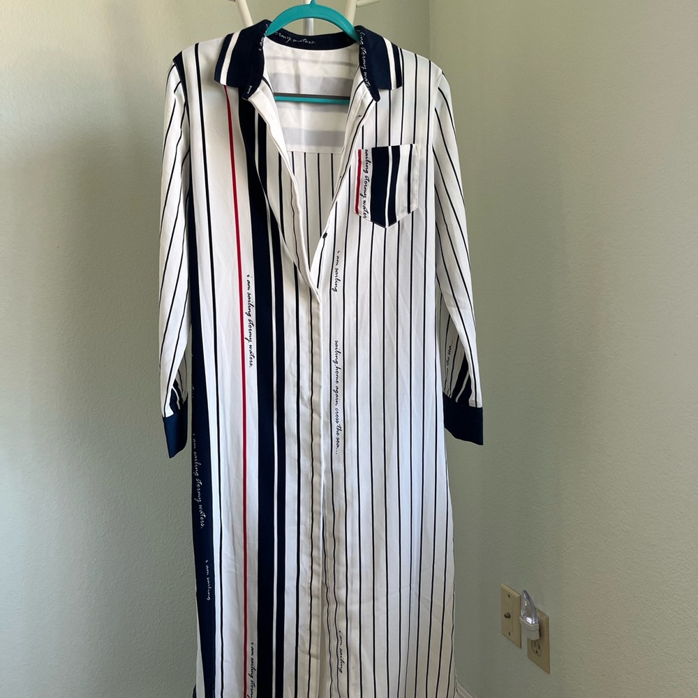 long sleeve midi dress